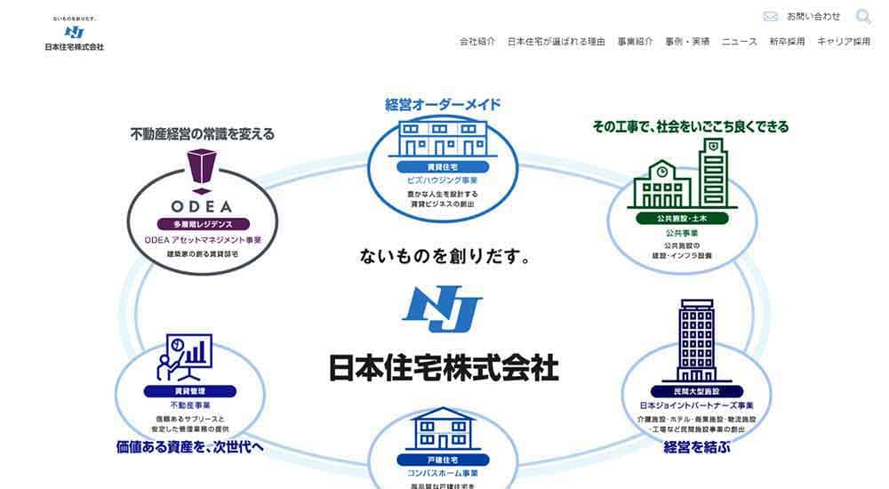 日本住宅公式HP