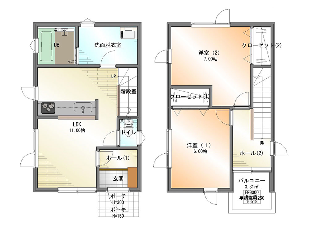 ココハウス住宅プラン間取り