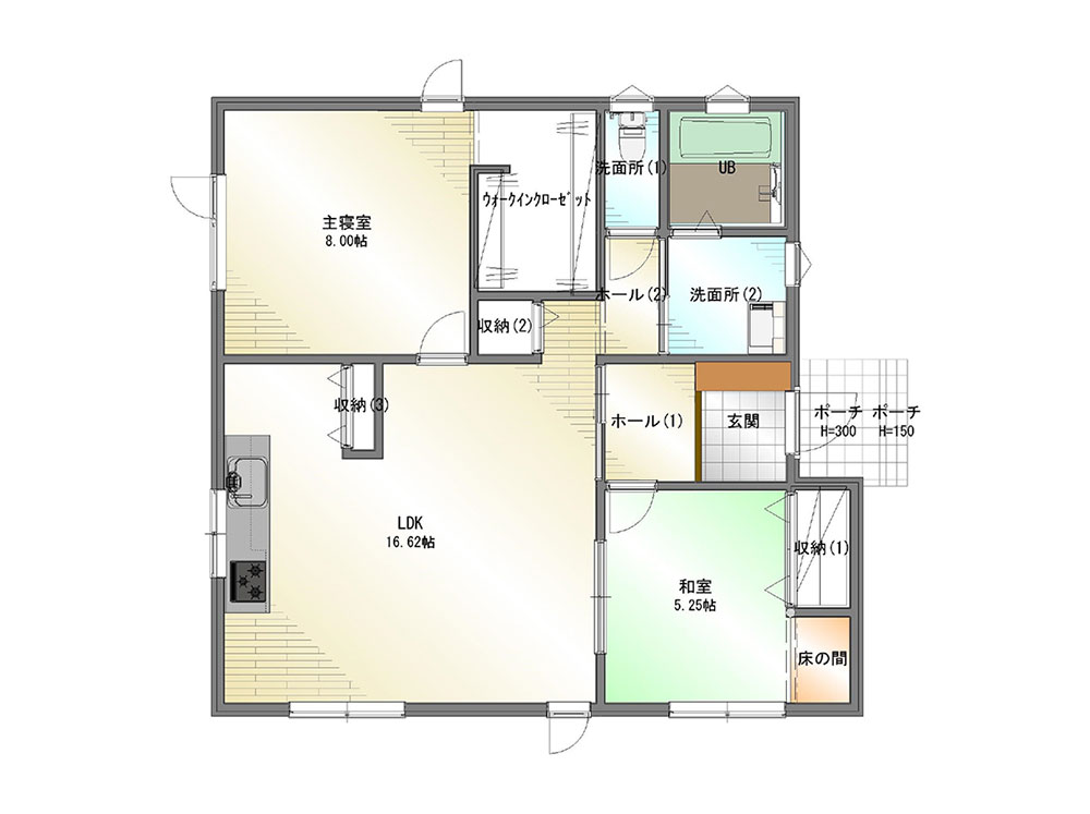 ココハウス住宅プラン間取り